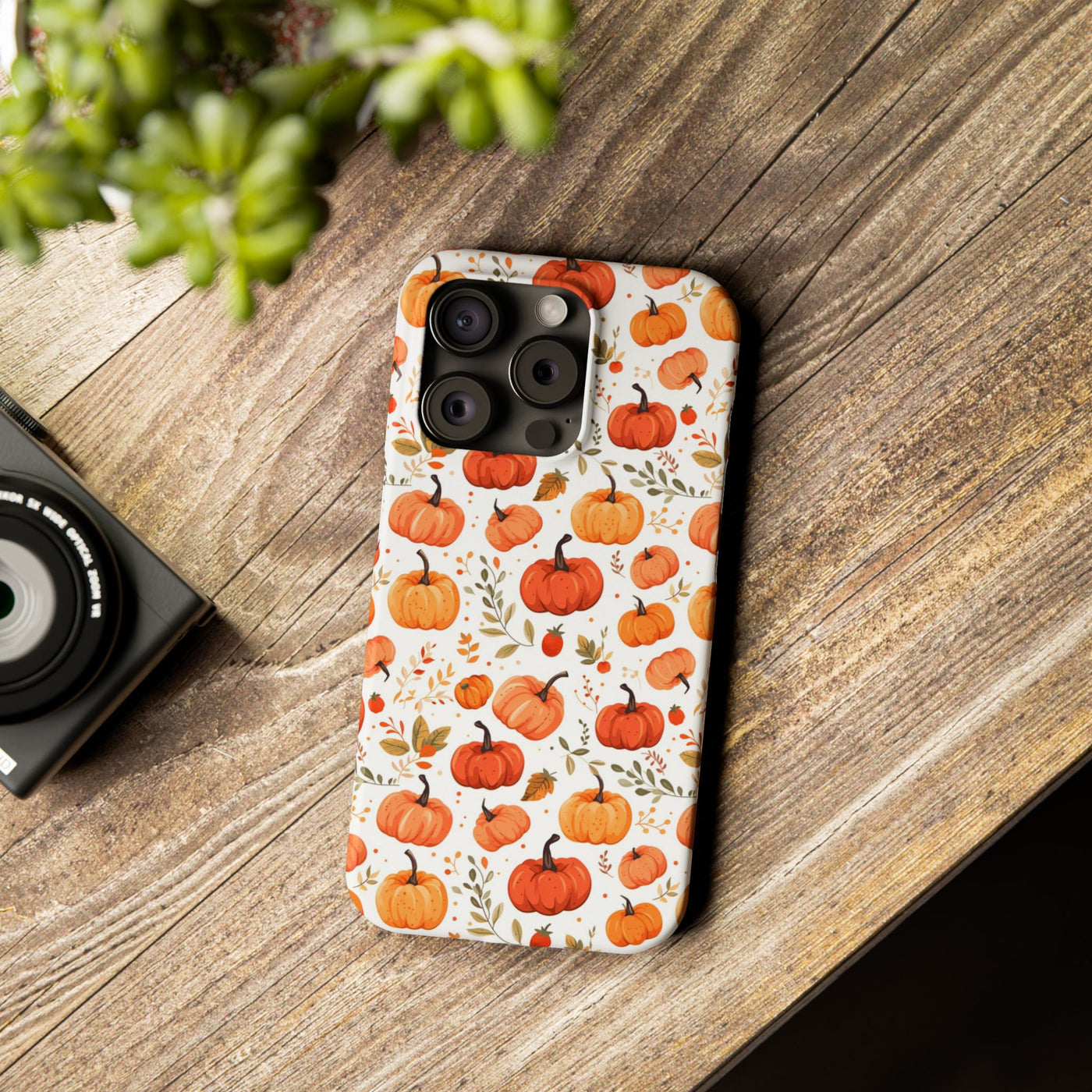 Slim Fall Autumn Pumpkins Gift for Her Cute Phone Cases for Iphone 16 | iPhone 15 Case | iPhone 15 Pro Max Case, Iphone 14, Iphone 14 Pro Max, Iphone 13, Slim