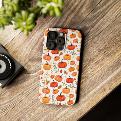 Fall Autumn Pumpkins Gift for Her Cute Phone Cases for Iphone 16 | iPhone 15 Case | iPhone 15 Pro Max Case, Iphone 14, Iphone 14 Pro Max, Iphone 13, Slim