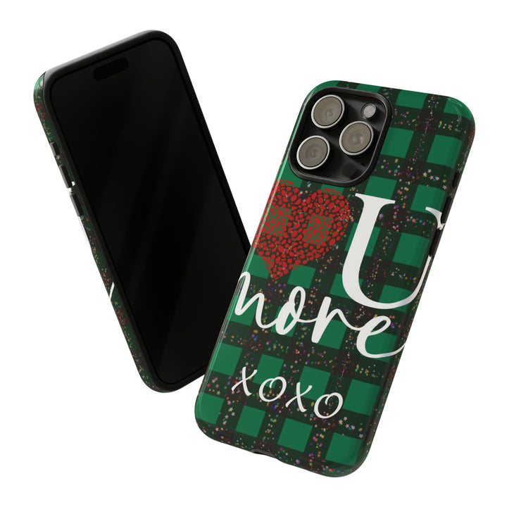 Cute IPhone Case | iPhone 15 Case | iPhone 15 Pro Max Case, Iphone 14 Case, Iphone 14 Pro Max Case IPhone Case for Art Lovers, Love You Green - Studio40ParkLane