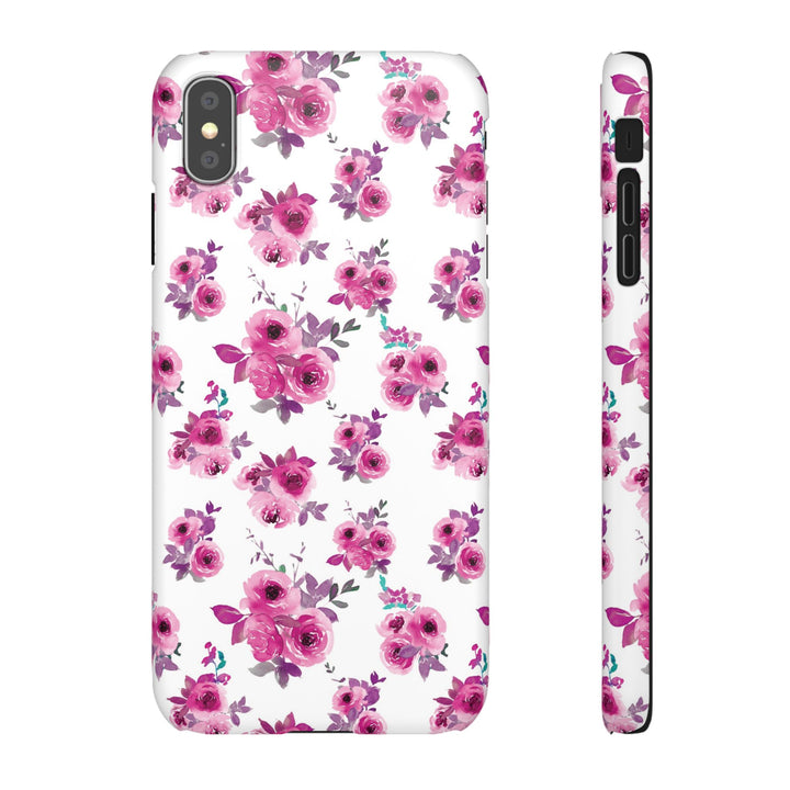 Sleek Snap Flowers Gift for Her Cute Phone Case for iPhone 16 15 14 13 12 11 X Xs Max Xr Pro Plus Samsung Galaxy S24 S23 S22 S21 S20 Ultra