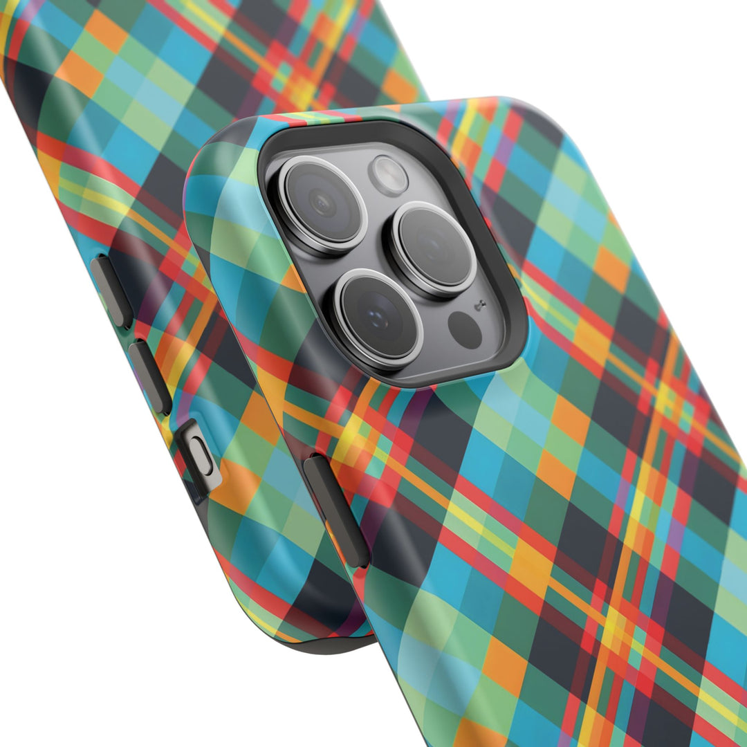 Checkered Plaid Magsafe Gift for Her Cute Phone Case for Iphone, | iPhone 16 | iPhone 15 Pro Max, Iphone 14 Pro Max, 13 12 11 10 9 8 7 - Studio40ParkLane