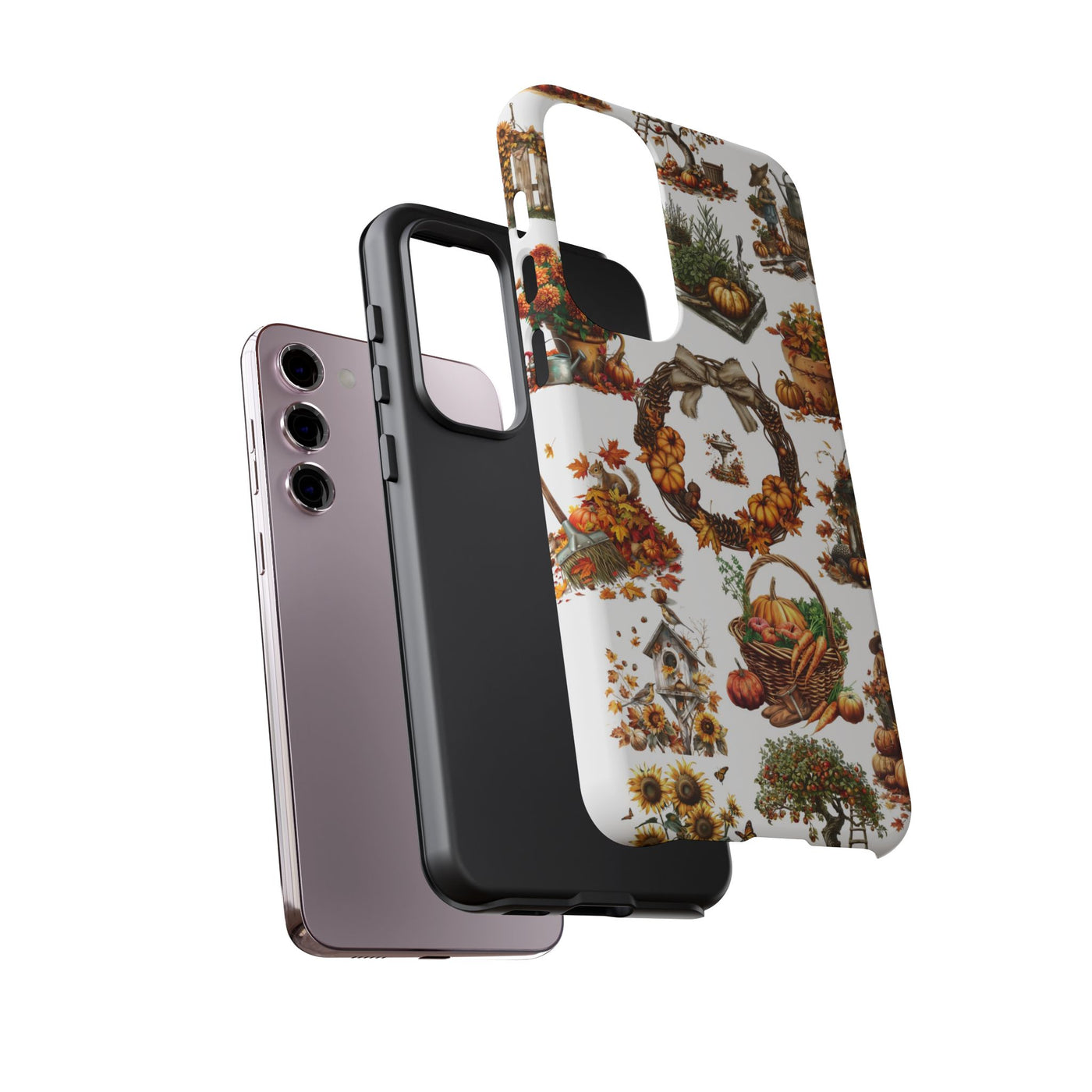 Impact Resistant, Fall Leaves Collage, Cute Phone Cases for Samsung S24, S23, S22, S21, IPhone 15 pro Iphone 14 pro Iphone 13 IPhone 12 Iphone 11