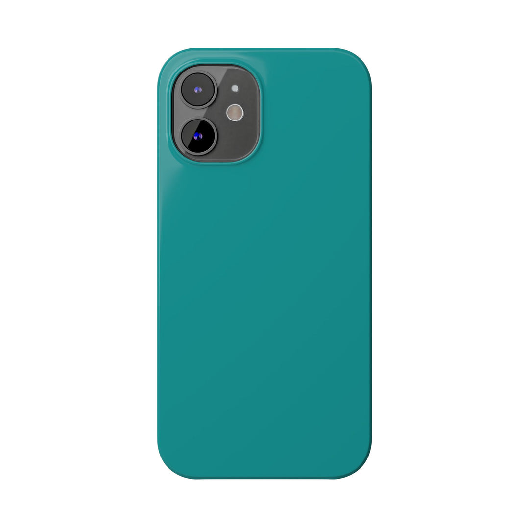 Slim Turquoise Blue Gift for Her Aesthetic Cute Phone Case for Iphone 16 - | iPhone 15 Pro Max Case | iPhone 14 Case 13 12 11 10 9 8 7 - Studio40ParkLane