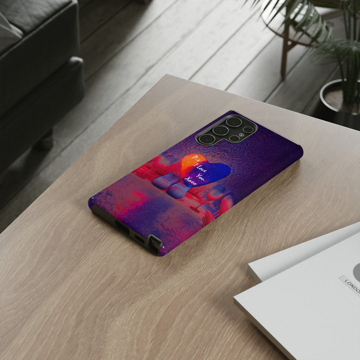 Cute Samsung Case | Cool Iphone Case | PS I love You - Heart, Samsung S24, S23, S22, S21, IPhone 15 Case | Iphone 14 Case, Iphone 13 Case - Studio40ParkLane