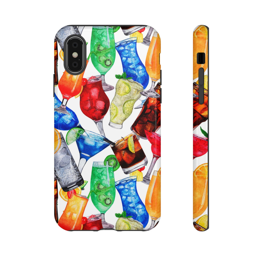 Cute Samsung Case | Cool Iphone Case | Summer Fruit Cocktail, Samsung S24, S23, S22, S21, IPhone 15 Case | Iphone 14 Case, Iphone 13 Case - Studio40ParkLane
