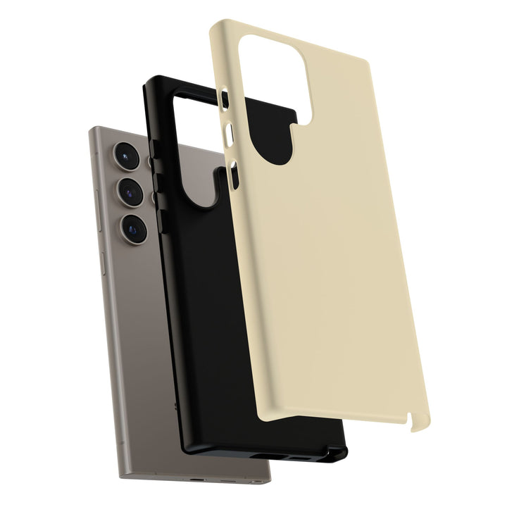Premium Tough Pale Yellow Gift for Her Cute Phone Cases for Samsung S25 S24, S23, S22, S21, Iphone, 16, 15, 14, 13 Pro Max Ultra - Studio40ParkLane