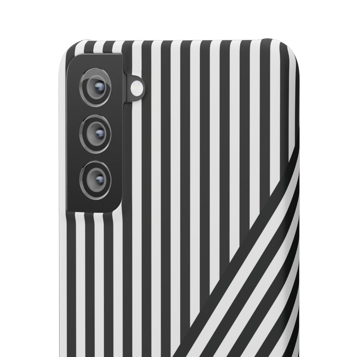 Aesthetic Black White Stripes Cute Phone Case Sleek Snap - For iPhone 17 Pro Max iPhone 16 Pro iPhone 15 Iphone 14 Plus 13 Pro 12 11 10 Gift - Studio40ParkLane