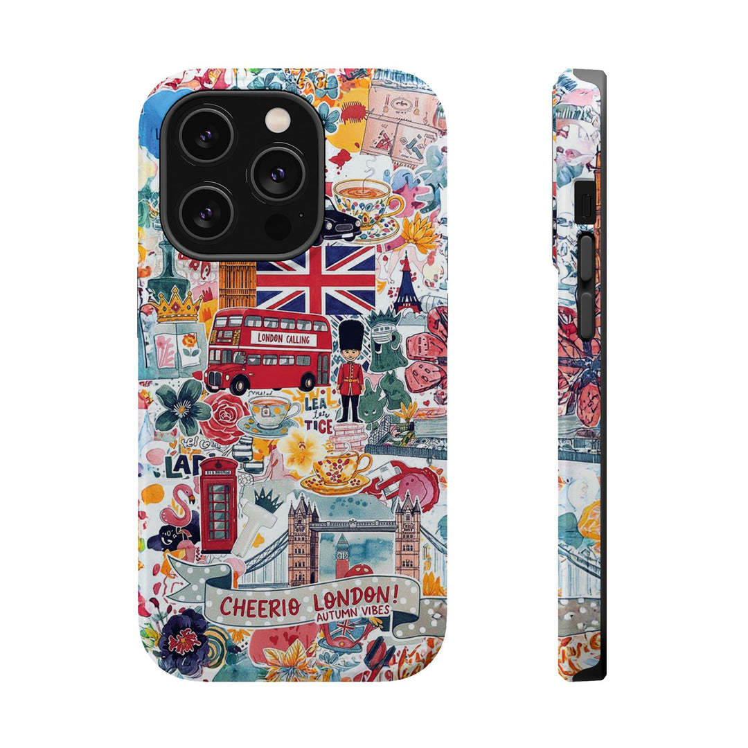 London England Coquette Collage Tough Magsafe Cute Phone Cases for Iphone | iPhone 17 Pro Max Case, Iphone 16, Iphone 15 14 13 12 11 10 9 - Studio40ParkLane