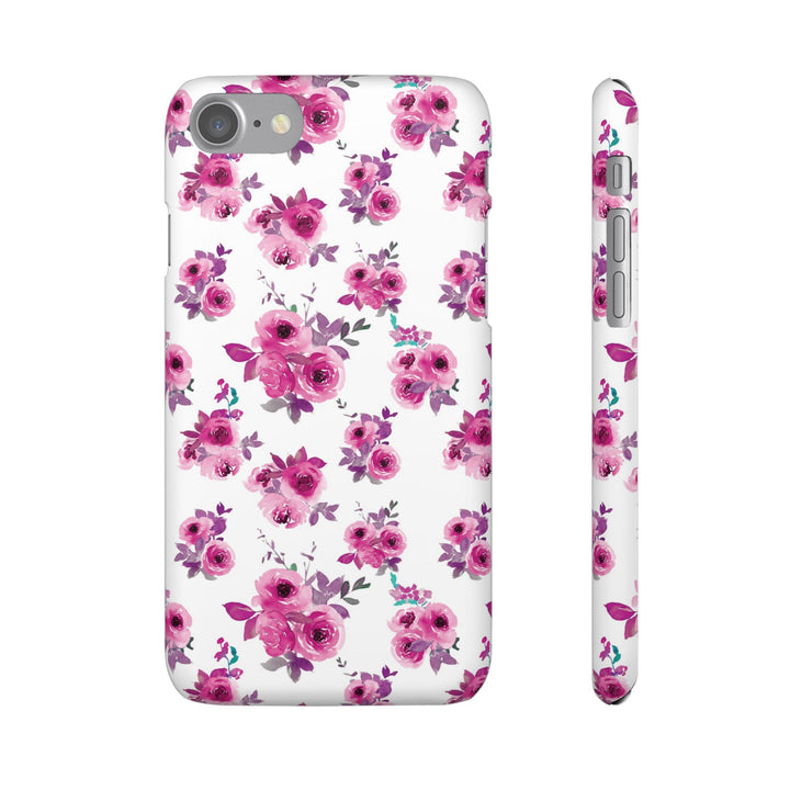 Sleek Snap Flowers Gift for Her Cute Phone Case for iPhone 16 15 14 13 12 11 X Xs Max Xr Pro Plus Samsung Galaxy S24 S23 S22 S21 S20 Ultra