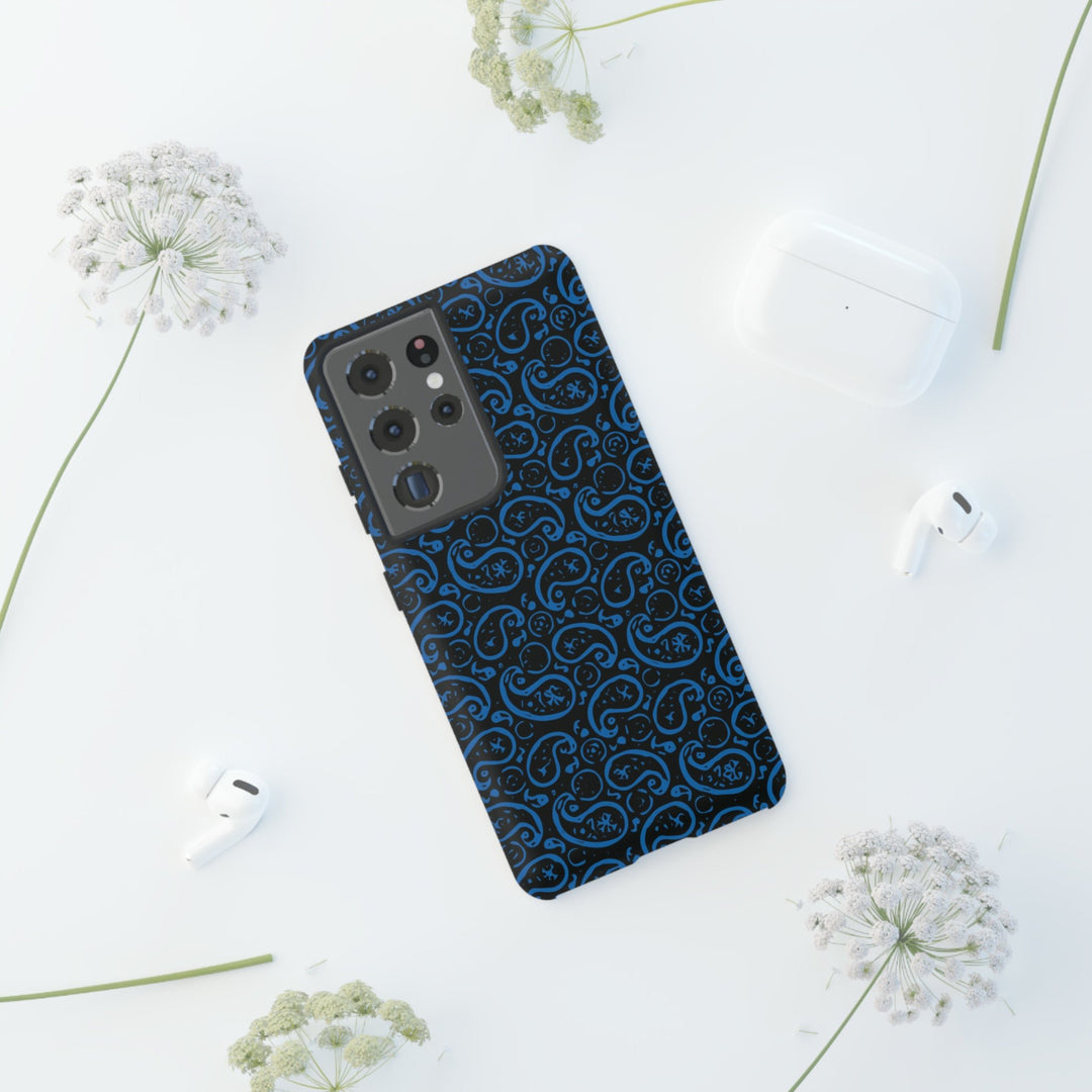 Samsung Galaxy Phone Case | Galaxy S23, S22, S21, S20 | Luxury Case Double Layered | Impact Resistant | Fashionable - Paisley 4 - Studio40ParkLane