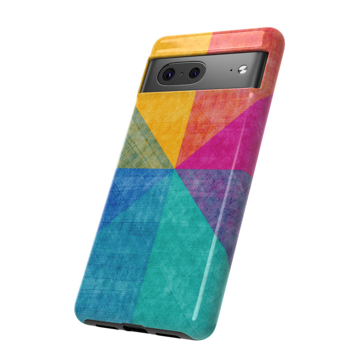 Impact Resistant, Colored Shapes, Cute Phone Cases for Samsung S24, S23, S22, S21, IPhone 15 pro Iphone 14 pro Iphone 13 IPhone 12 Iphone 11 - Studio40ParkLane