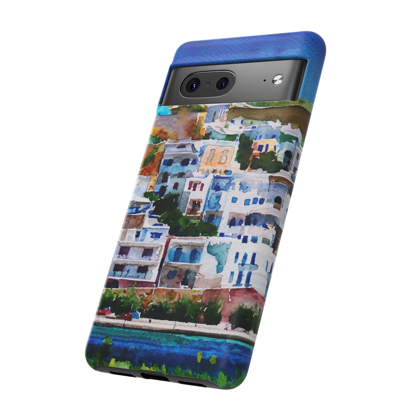 Impact Resistant, Greece House, Cute Phone Cases for Samsung S24, S23, S22, S21, IPhone 15 pro Iphone 14 pro Iphone 13 IPhone 12 Iphone 11