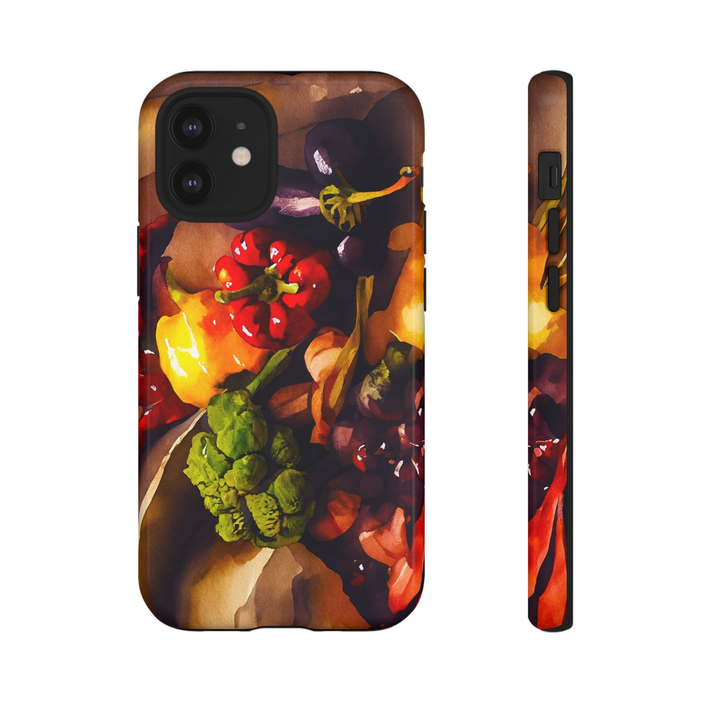 Impact Resistant, Fall Farm Vegetables, Cute Phone Cases for Samsung S24, S23, S22, S21, IPhone 15 pro Iphone 14 pro Iphone 13 IPhone 12 Iphone 11