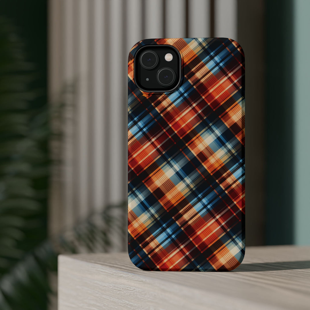 Checkered Plaid Magsafe Gift for Her Cute Phone Case for Iphone, | iPhone 16 | iPhone 15 Pro Max, Iphone 14 Pro Max, 13 12 11 10 9 8 7 - Studio40ParkLane