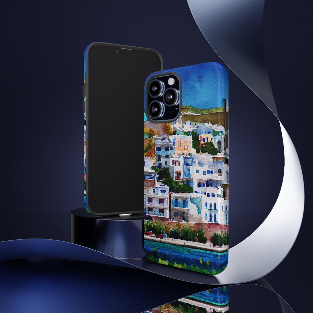 Impact Resistant, Greece House, Cute Phone Cases for Samsung S24, S23, S22, S21, IPhone 15 pro Iphone 14 pro Iphone 13 IPhone 12 Iphone 11 - Studio40ParkLane