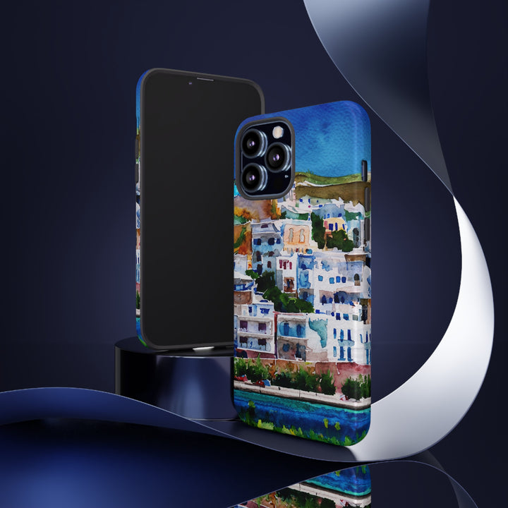 Impact Resistant, Greece House, Cute Phone Cases for Samsung S24, S23, S22, S21, IPhone 15 pro Iphone 14 pro Iphone 13 IPhone 12 Iphone 11 - Studio40ParkLane