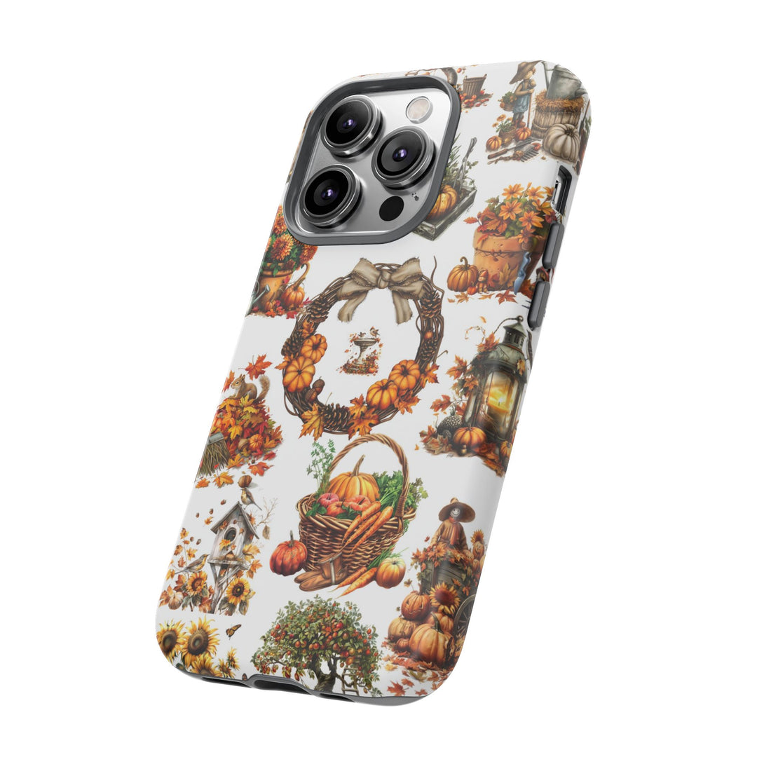 Impact Resistant, Fall Leaves Collage, Cute Phone Cases for Samsung S24, S23, S22, S21, IPhone 15 pro Iphone 14 pro Iphone 13 IPhone 12 Iphone 11 - Studio40ParkLane