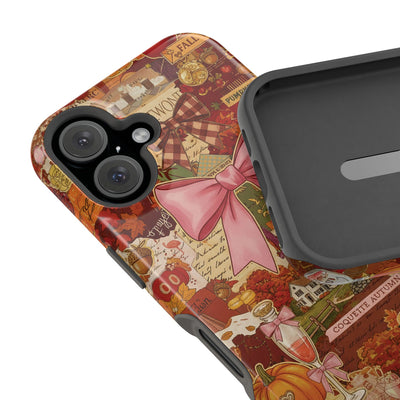 New England Fall Coquette Collage Tough Magsafe Cute Phone Cases for Iphone | iPhone 15 Pro Max Case, Iphone 14, Iphone 14 13 12 11 10 9 8 7 - Studio40ParkLane