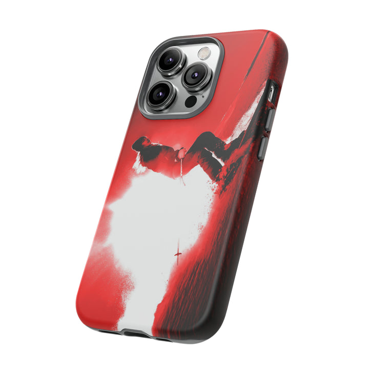 Cute IPhone Case | iPhone 15 Case | iPhone 15 Pro Max Case, Iphone 14 Case, Iphone 14 Pro Max Case IPhone Case for Art Lovers - Red Skier - Studio40ParkLane