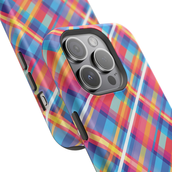 Checkered Plaid Magsafe Gift for Her Cute Phone Case for Iphone, | iPhone 16 | iPhone 15 Pro Max, Iphone 14 Pro Max, 13 12 11 10 9 8 7 - Studio40ParkLane