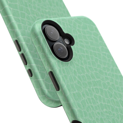 Non Leather Mint Color Pattern Magsafe Cute Phone Case for Iphone Gift for Her, | iPhone 15 Case | iPhone 15 Pro Max Case, Iphone 14, Iphone 14 Pro Max, Iphone 13, Iphone 16 - Studio40ParkLane