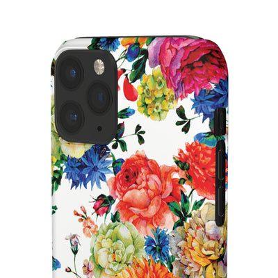 Snap Spring Flowers Cute Phone Cases for Samsung S24, S23, S22, S21, S20, Plus and Ultra, Iphone 16 Pro Max, Iphone 15, 14, 13, 12, 11, 10 - Studio40ParkLane