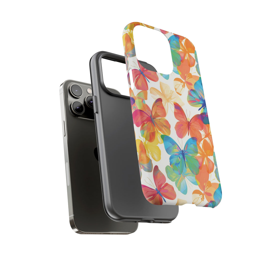 Cute Samsung Case | Cool Iphone Case | Summer Bright Butterflies, Samsung S24, S23, S22, S21, IPhone 15 Case | Iphone 14 Case, Iphone 13 Case - Studio40ParkLane