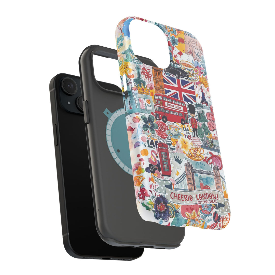 London England Coquette Collage Tough Magsafe Cute Phone Cases for Iphone | iPhone 17 Pro Max Case, Iphone 16, Iphone 15 14 13 12 11 10 9 - Studio40ParkLane
