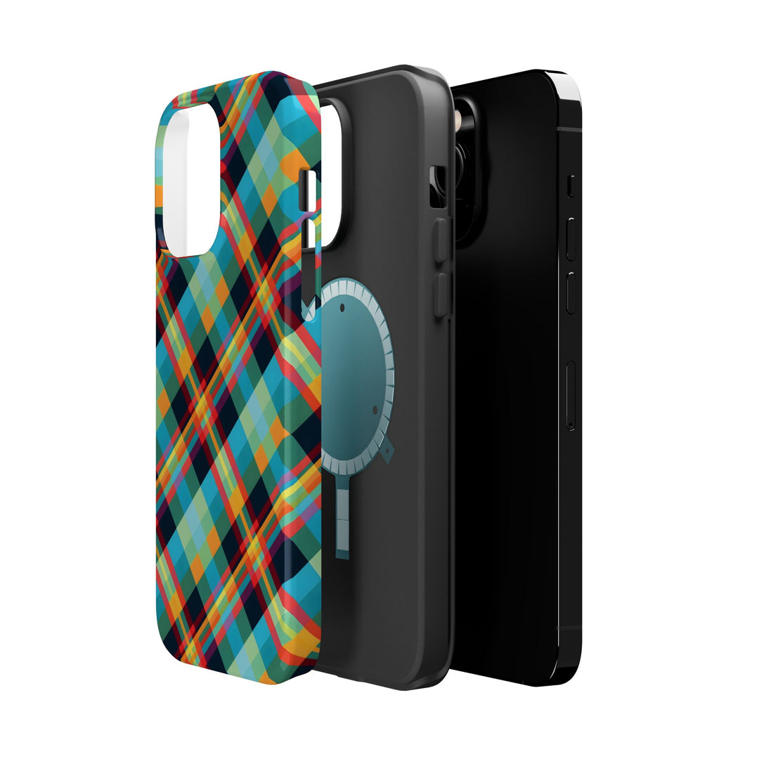Checkered Plaid Magsafe Gift for Her Cute Phone Case for Iphone, | iPhone 16 | iPhone 15 Pro Max, Iphone 14 Pro Max, 13 12 11 10 9 8 7 - Studio40ParkLane