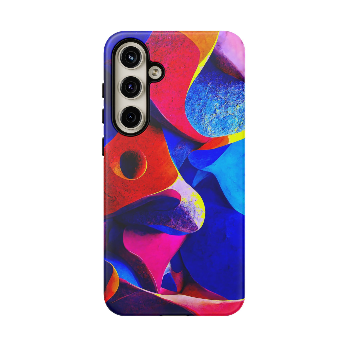 Impact Resistant, Abstract Shapes, Cute Phone Cases for Samsung S24, S23, S22, S21, IPhone 15 pro Iphone 14 pro Iphone 13 IPhone 12 Iphone 11