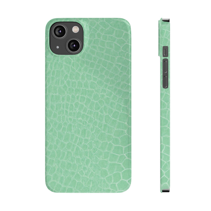 Slim Non Leather Mint Color Pattern Gift for Her Cute Phone Cases for Iphone 16 Pro Max | iPhone 15 Case | iPhone 15 Pro Max Case, Iphone 14, 13, 12, 11, 10, 8, 7 - Studio40ParkLane
