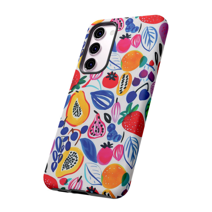 Premium Tough Summer Fruit Collage Gift for Her Cute Phone Cases for Samsung and Iphone, 16, 15, 14, S24, S23, S22, S21, S20, Plus, Ultra, Pro - Studio40ParkLane