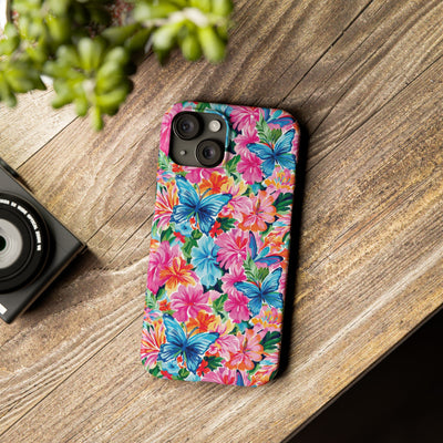 Slim Butterflies Flowers Gift for Her Cute Phone Cases for Iphone 16 Pro Max | iPhone 15 Case | iPhone 15 Pro Max Case, Iphone 14, 13, 12, 11, 10, 8, 7 - Studio40ParkLane