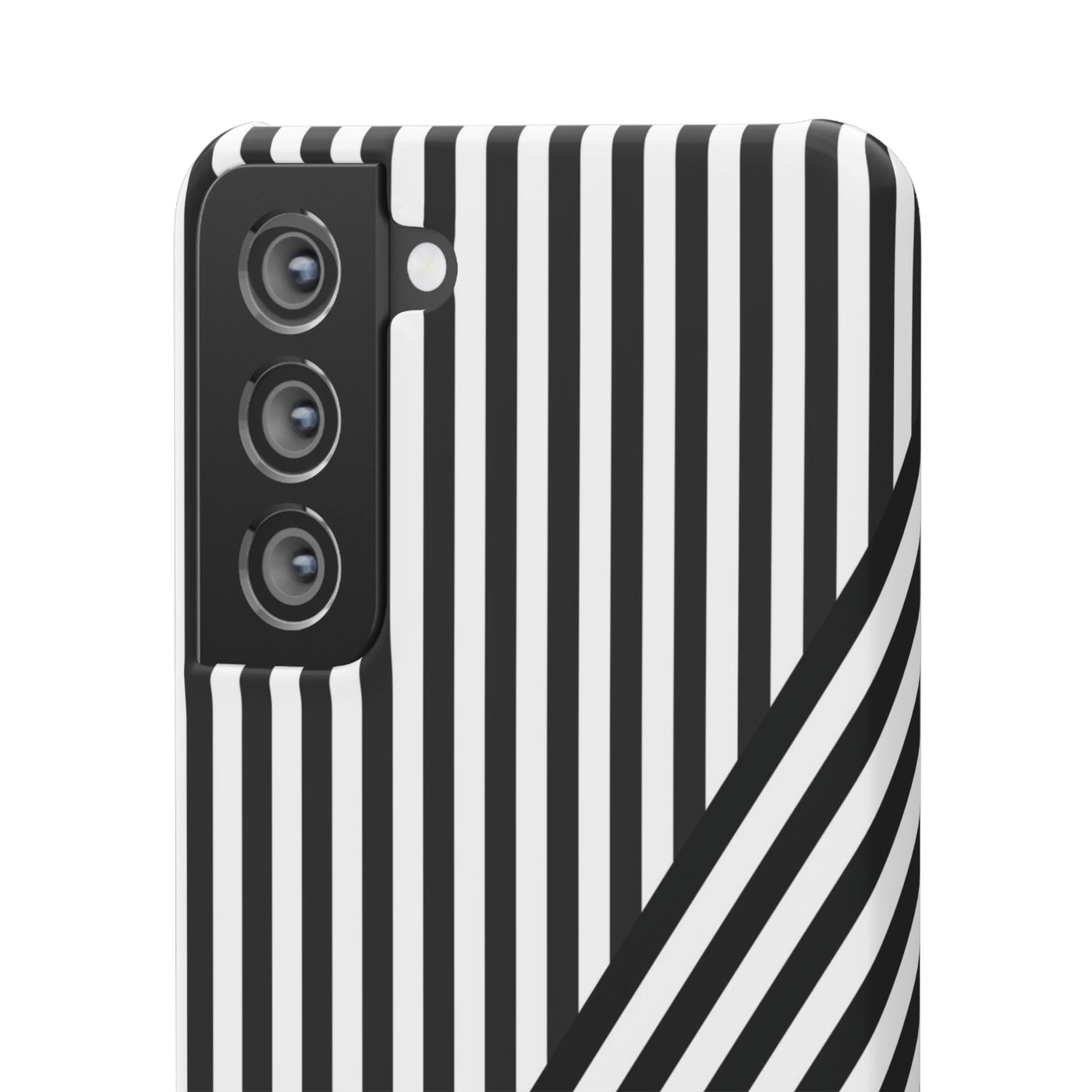 Aesthetic Black White Stripes Cute Phone Case Sleek Snap - For iPhone 17 Pro Max iPhone 16 Pro iPhone 15 Iphone 14 Plus 13 Pro 12 11 10 Gift - Studio40ParkLane