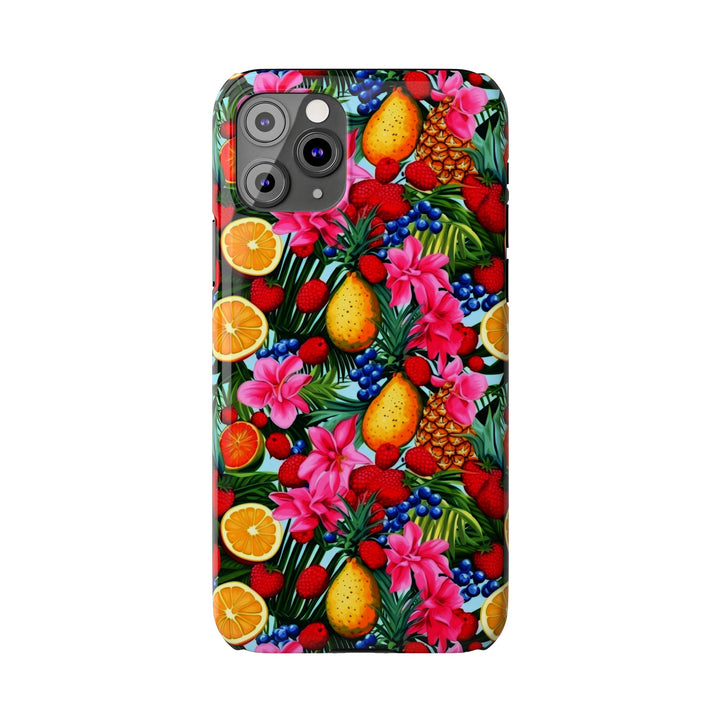 Slim Cute Phone Cases for Iphone - | iPhone 15 Case | iPhone 15 Pro Max Case, Iphone 14 Case, Iphone 14 Pro Max, Iphone 13, Summer Mixed Fruit - Studio40ParkLane