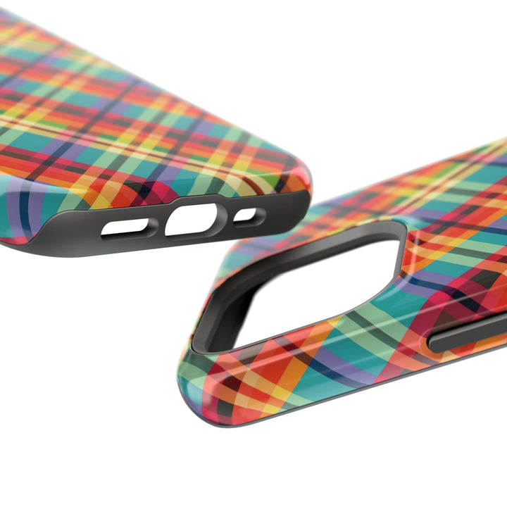 Checkered Plaid Magsafe Gift for Her Cute Phone Case for Iphone, | iPhone 16 | iPhone 15 Pro Max, Iphone 14 Pro Max, 13 12 11 10 9 8 7 - Studio40ParkLane
