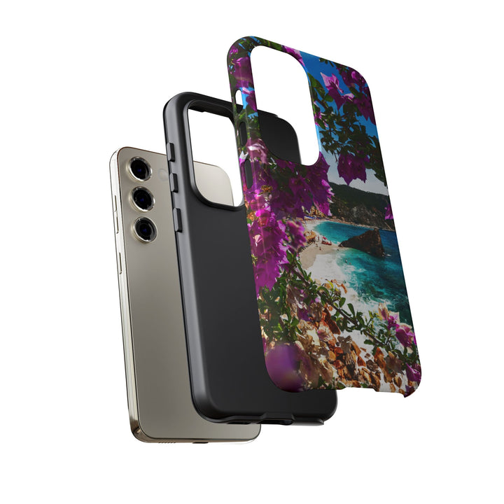 Impact Resistant, Bougainvillea Seaview, Cute Phone Cases for Samsung S24, S23, S22, S21, IPhone 15 pro Iphone 14 pro Iphone 13 IPhone 12 Iphone 11 - Studio40ParkLane