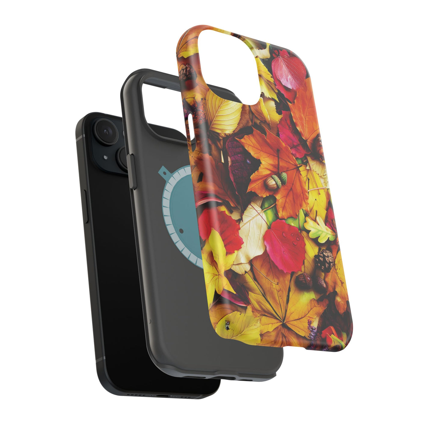 Aesthetic Tough Magsafe Fall Leaves Foliage Phone Case - For iPhone 17 Pro Max iPhone 16 Pro iPhone 15 Iphone 14 Plus 13 Pro 12 11 10 - Studio40ParkLane