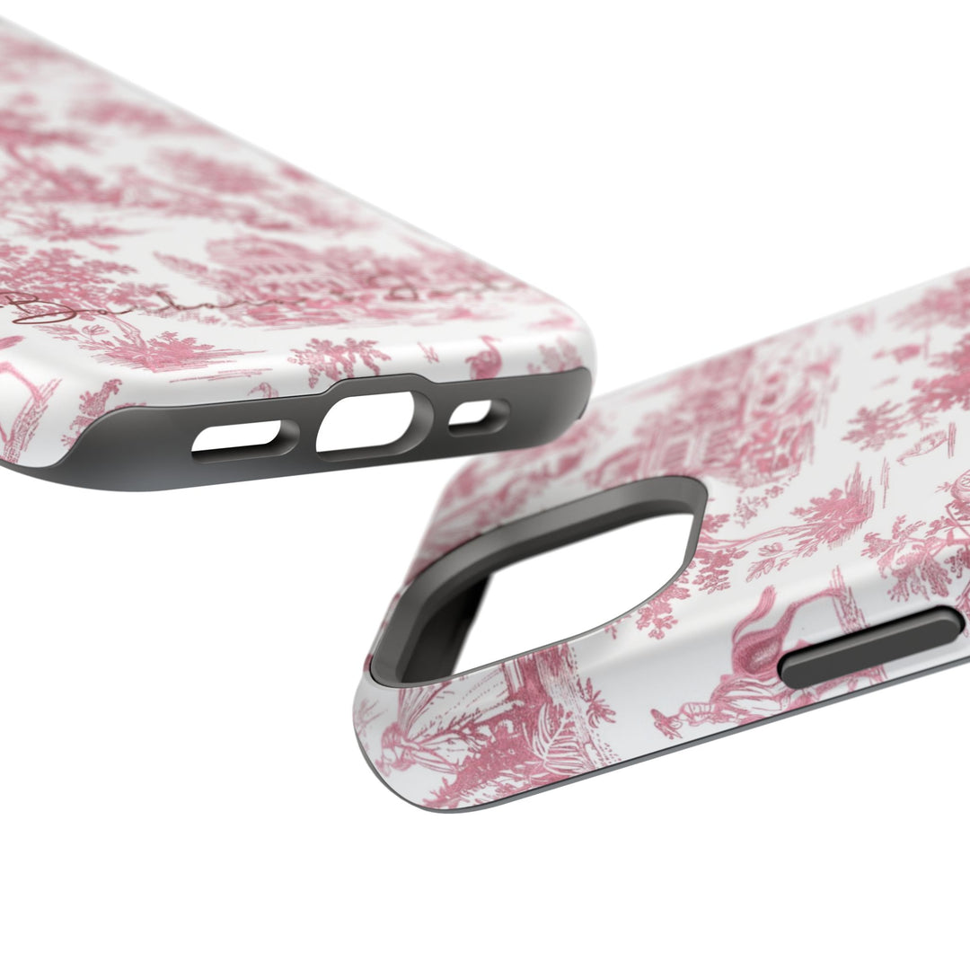 Magsafe French Toile Personalized Initial Custom Gift Cute Phone Cases for Iphone 16 Pro Max | iPhone 15, Pro Max Case, Iphone 14, 13, 12, 11, 10 - Studio40ParkLane