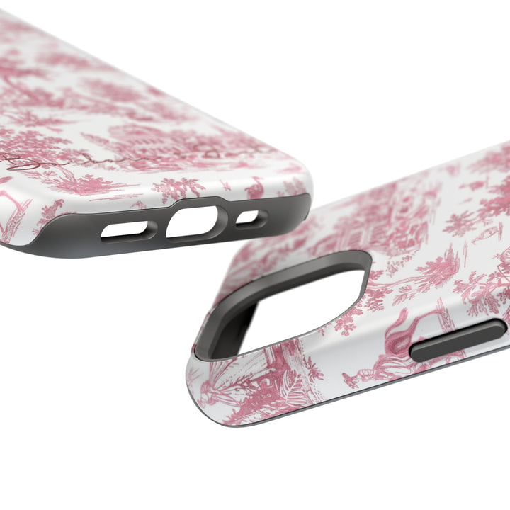 Magsafe French Toile Personalized Initial Custom Gift Cute Phone Cases for Iphone 16 Pro Max | iPhone 15, Pro Max Case, Iphone 14, 13, 12, 11, 10 - Studio40ParkLane