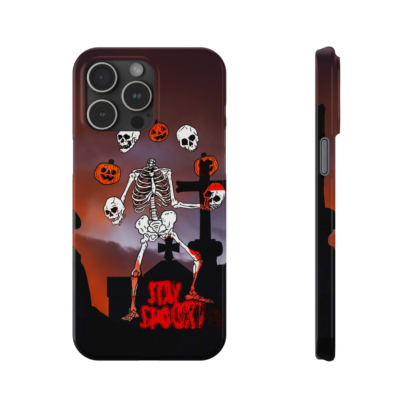 Slim Halloween Spooky Slim Cute Phone Cases for Iphone  | iPhone 15 Case | iPhone 15 Pro Max Case, Iphone 14, Iphone 14 Pro Max, Iphone 13