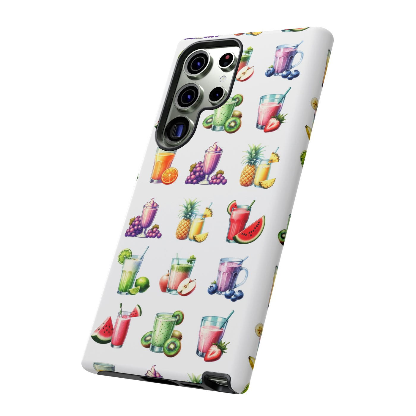 Cute Samsung Case | Cool Iphone Case | Tropical Summer Fruit Cocktail, Samsung S24, S23, S22, S21, IPhone 15 Case | Iphone 14 Case, Iphone 13 Case