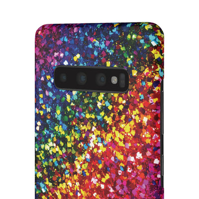 Snap Non-Glitter Muted Color Play on "Faux" Glitter Effect Cute Phone Cases for Samsung and Iphone, 16, 15, 14, S24, S23, S22, S21, S20, Plus and Ultra