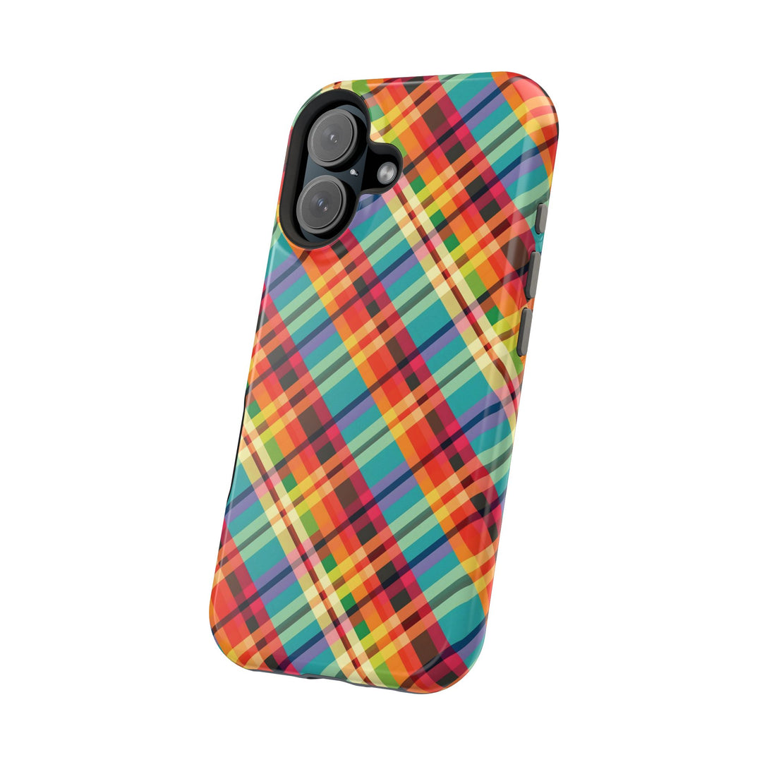 Checkered Plaid Magsafe Gift for Her Cute Phone Case for Iphone, | iPhone 16 | iPhone 15 Pro Max, Iphone 14 Pro Max, 13 12 11 10 9 8 7 - Studio40ParkLane