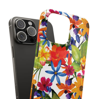 Slim Spring Flowers Gift for Her Cute Phone Cases for Iphone 16 Pro Max | iPhone 15 Case | iPhone 15 Pro Max Case, Iphone 14, 13, 12, 11, 10, 8, 7 - Studio40ParkLane