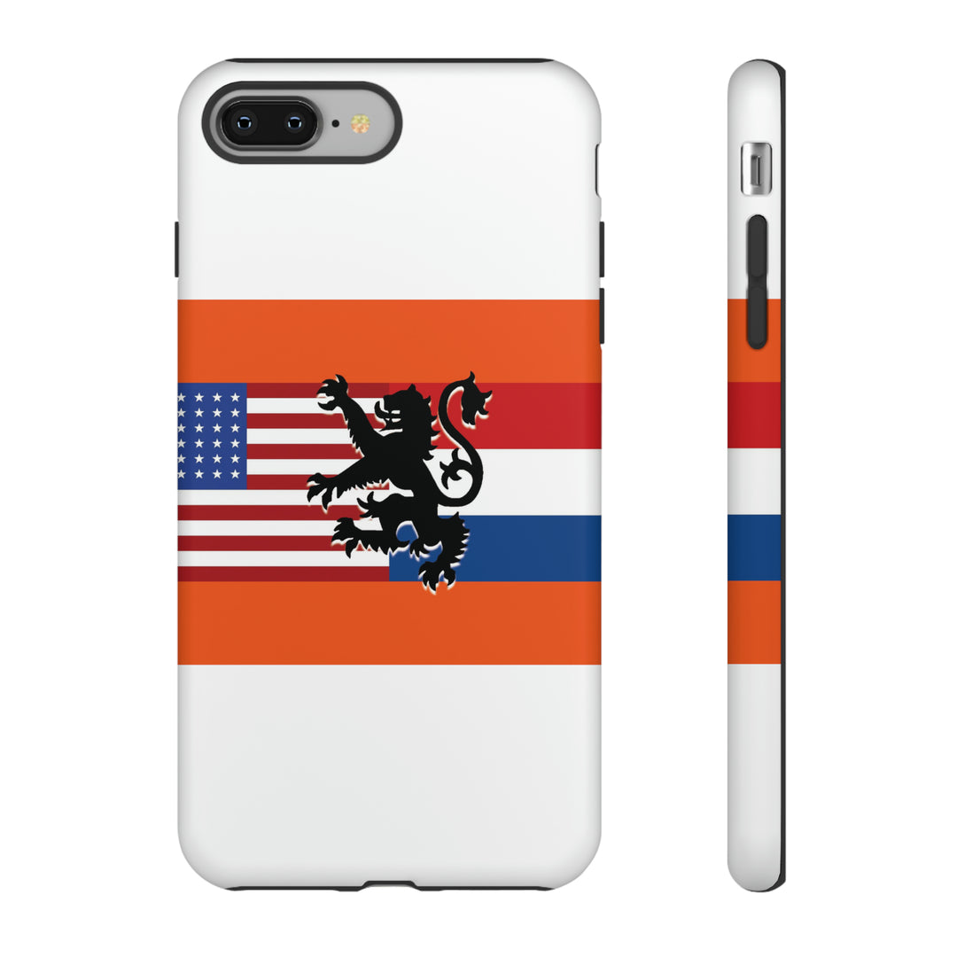 Cute IPhone Case | iPhone 15 Case | iPhone 15 Pro Max Case, Iphone 14 Case, Iphone 14 Pro Max Case IPhone Case for Art Lovers, Dutch US Flag - Studio40ParkLane