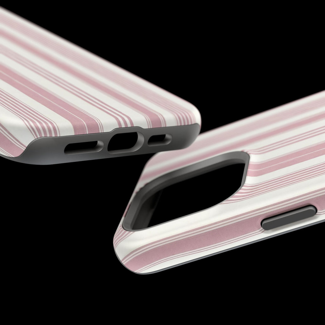 MagSafe Cute Phone Case, Coastal Striped Phone Case for iPhone 17 16 15 14 13 12 Pro Max, Samsung S26 S25 S24 Ultra case - Studio40ParkLane