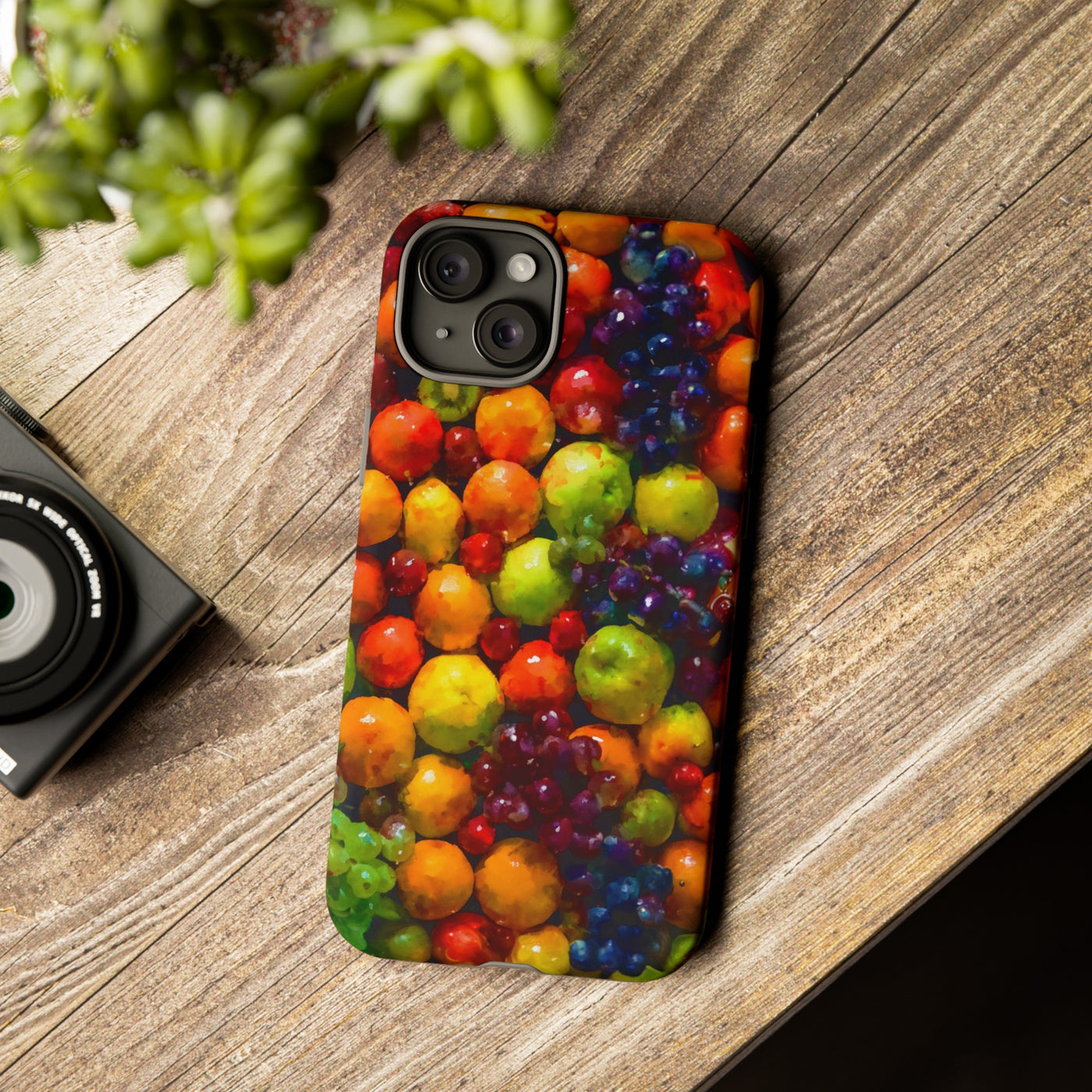 Impact Resistant, Fall Fruit, Cute Phone Cases for Samsung S24, S23, S22, S21, IPhone 15 pro Iphone 14 pro Iphone 13 IPhone 12 Iphone 11