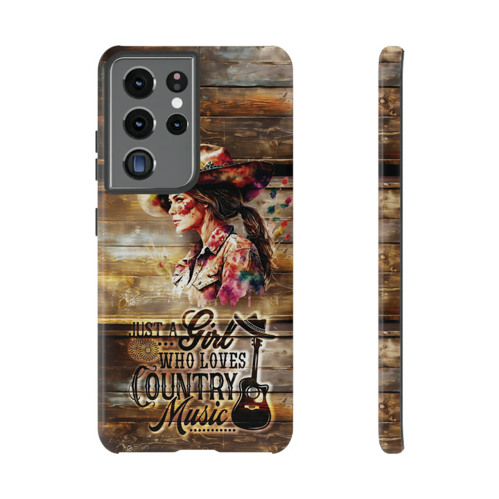 Cute Samsung Phone Case | Aesthetic Samsung Phone Case | Galaxy S23, S22, S21, S20 | Country Music Girl, Protective Phone Case - Studio40ParkLane
