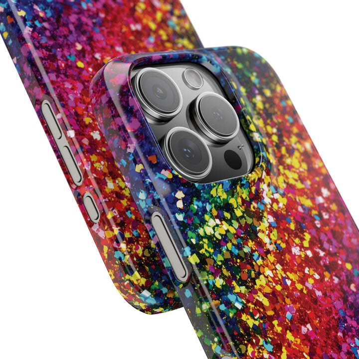 Slim Personalized Slim Muted Faux Play on Glitter Effect Cute Phone Cases for Iphone 16 Pro Max | iPhone 15 Case | iPhone 15 Pro Max Case, Iphone 14, Iphone 14 Pro Max, Iphone 13 12 11 8 7 - Studio40ParkLane